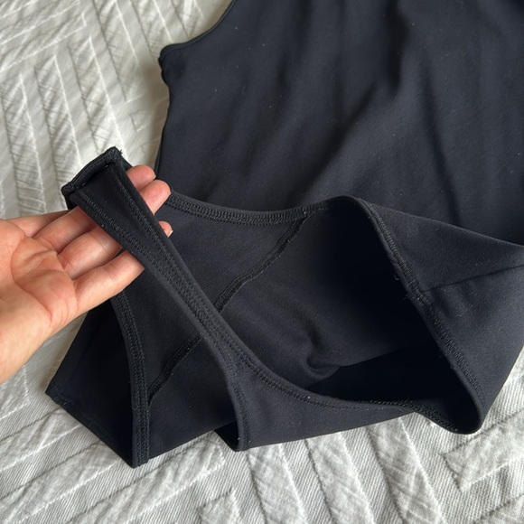 Black bodysuit tank, high neck - Picture 3 of 5